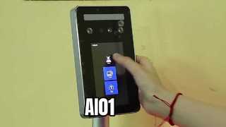Waterproof dynamic face recognition terminal