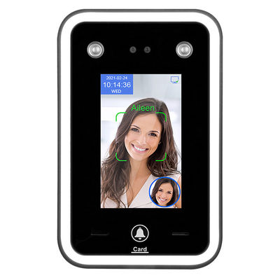 QR Code IPS Dynamic Facial Recognition Access Control System Card Reader