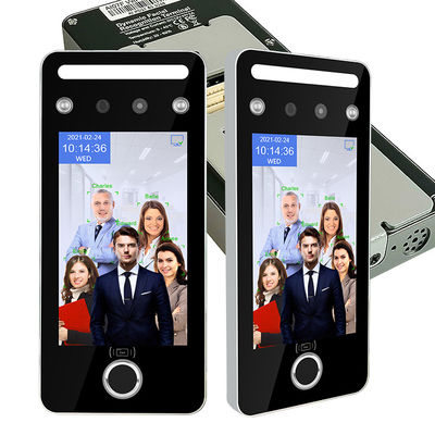 Touchless 5 Inch Face Recognition Access System QR Code Access Control