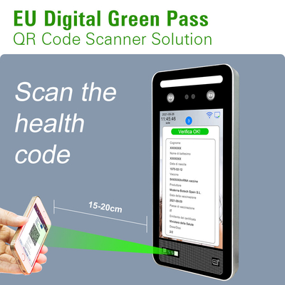 Linux 3.10 EU Green Pass Scanner Access Control Italy Green Pass Reader