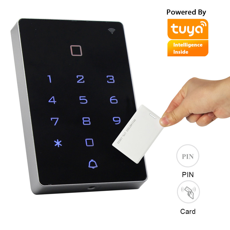IP65 Waterproof RFID Card Access Control Card Reader Tuya APP BLT WIFI Wireless Access