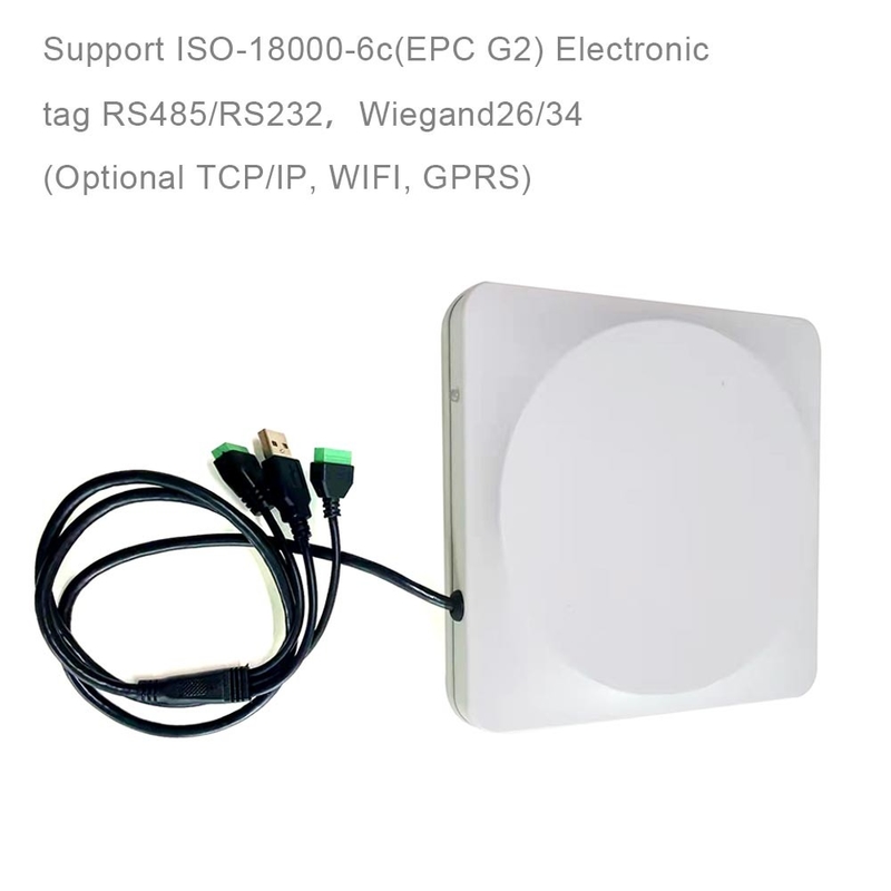 860mhz-960mhzr Long Range RFID Reader Free SDK Waterproof 8m Distance UHF Card Writer