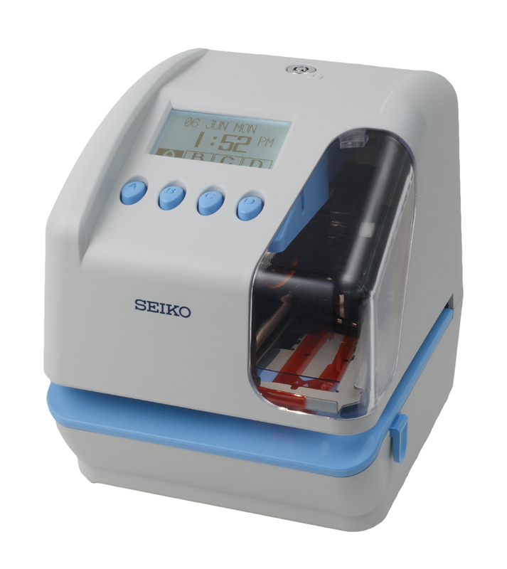 SEIKO TP-50 Electronic Date Time Stamp Machine Multi Line Numbering Stamper For Document