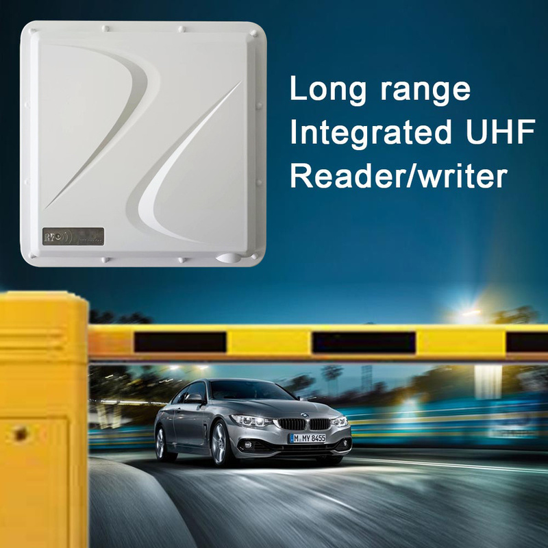 Long Range RFID Card Access Control 1 - 8m Integrated UHF RFID Reader