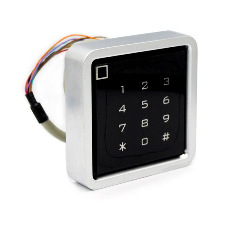 Standalone Mifare Rfid Fingerprint Access Control Metal Case Touch Keyboard