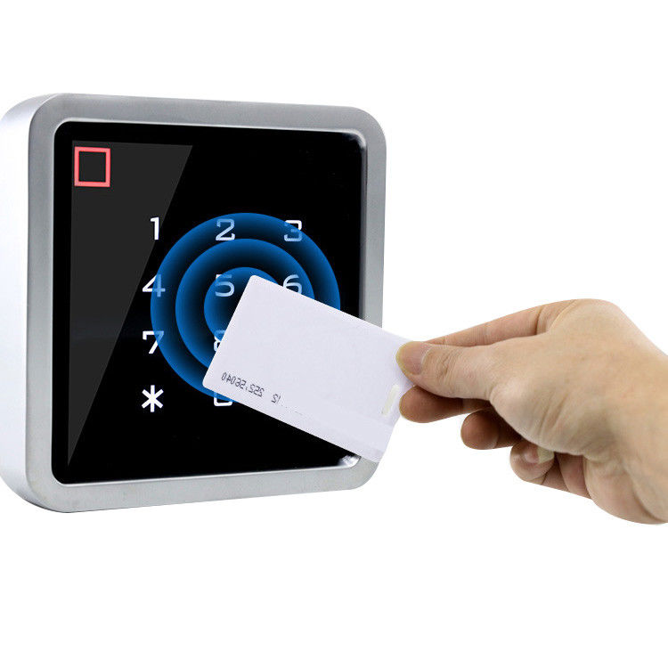 Standalone Mifare Rfid Fingerprint Access Control Metal Case Touch Keyboard