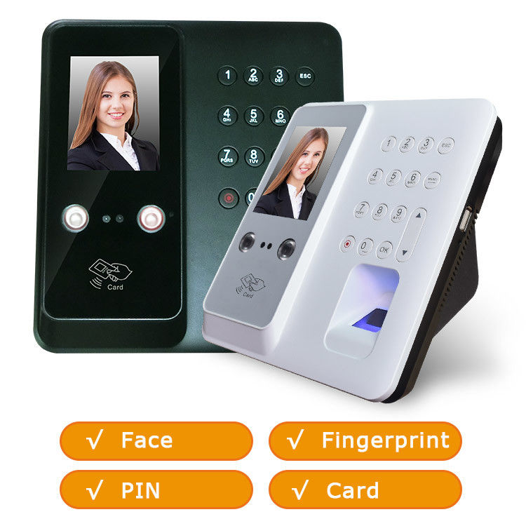 Wall Mounted 2.8 Inch Face Recognition Time Attendance System