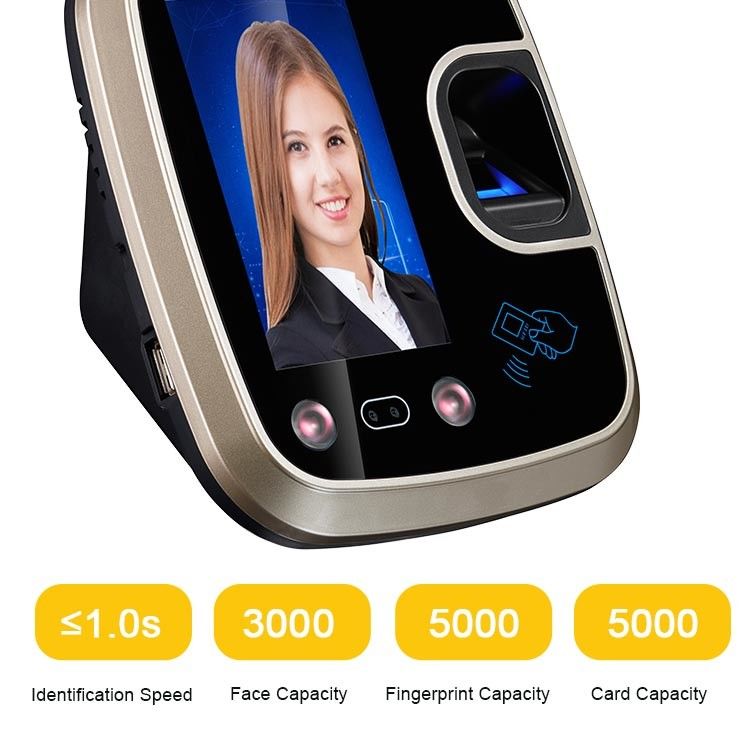 Time Keeper 4.3 Inch Biometric Face Recognition System