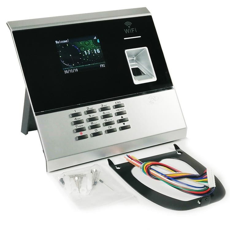 LCD SIM WIFI Wireless 1.25kg Fingerprint Attendance Machine