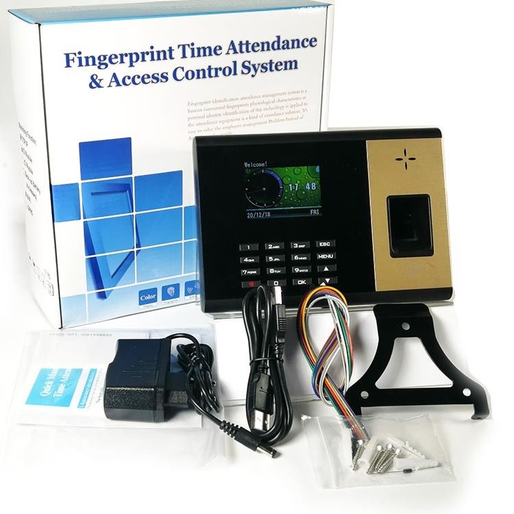 Employee SMS TCP IP Ethernet Fingerprint Attendance Machine