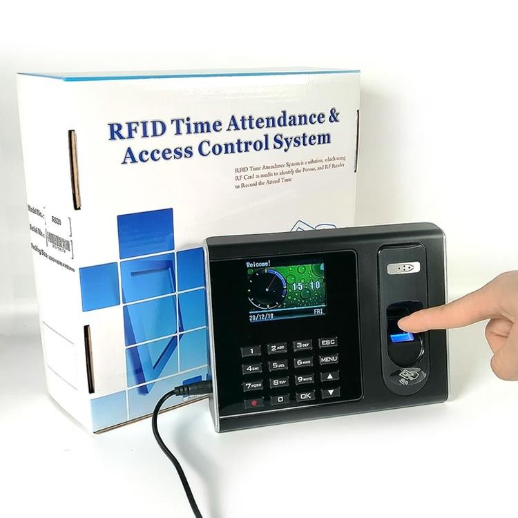 Network Punch Card Fingerprint Attendance Machine Time Recorder