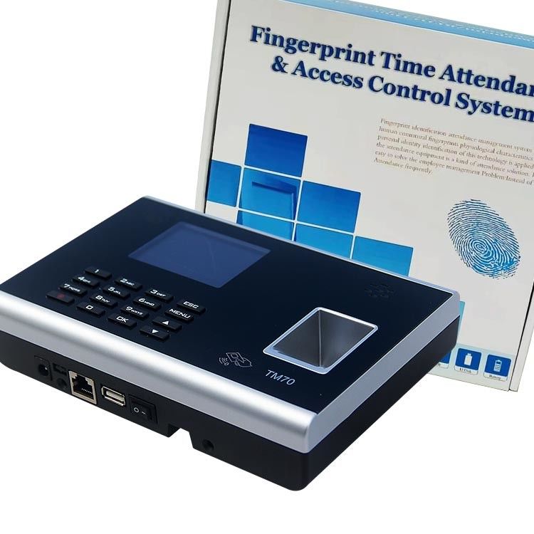 TCP IP Realtime SMS Thumb Impression Attendance Machine