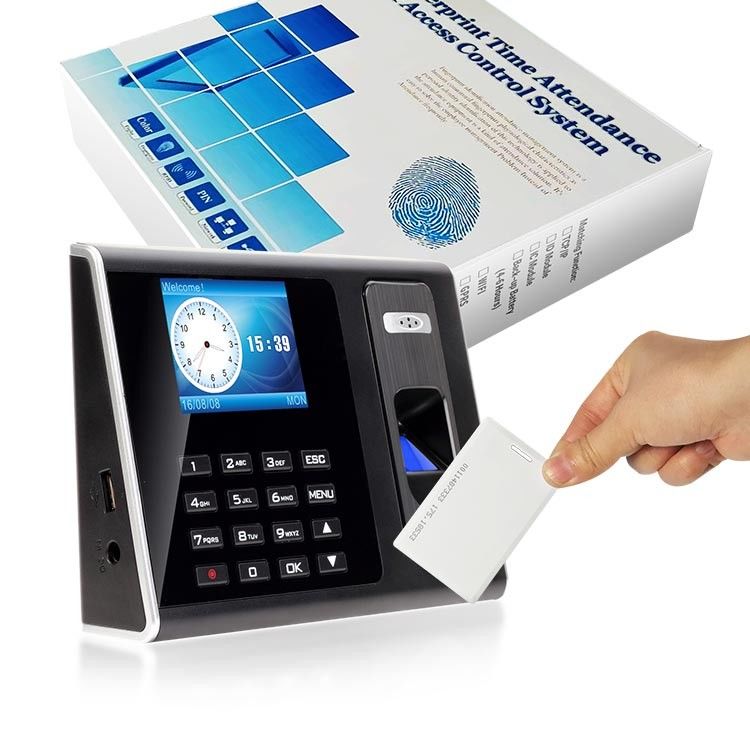 Smart RFID Card Clocking Fingerprint Time Attendance System