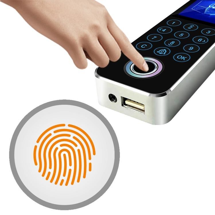 Network TCP/IP Metal Case RFID Mifare Card IP65 Fingerprint Access Control Door Access Control