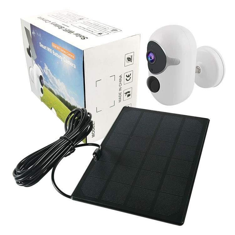IP66 Solar Smart Home Security Mini WiFi Cam With Low Power Consumption