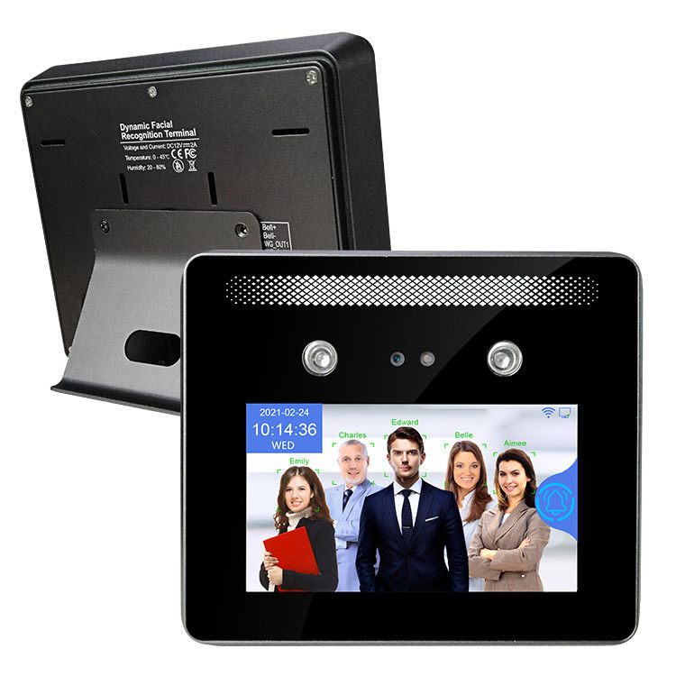 5 Inch Long Range Touch Screen Face Reader Attendance Machine With RFID Card