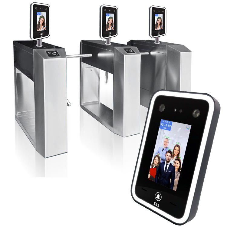 4.3 Inch Visible Light Face Biometric Attendance Machine For Turnstile