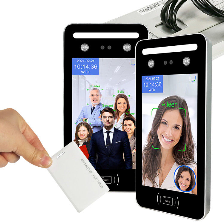 Contactless Face Recognition Time Attendance Smart Access Control Wifi API RFID Card