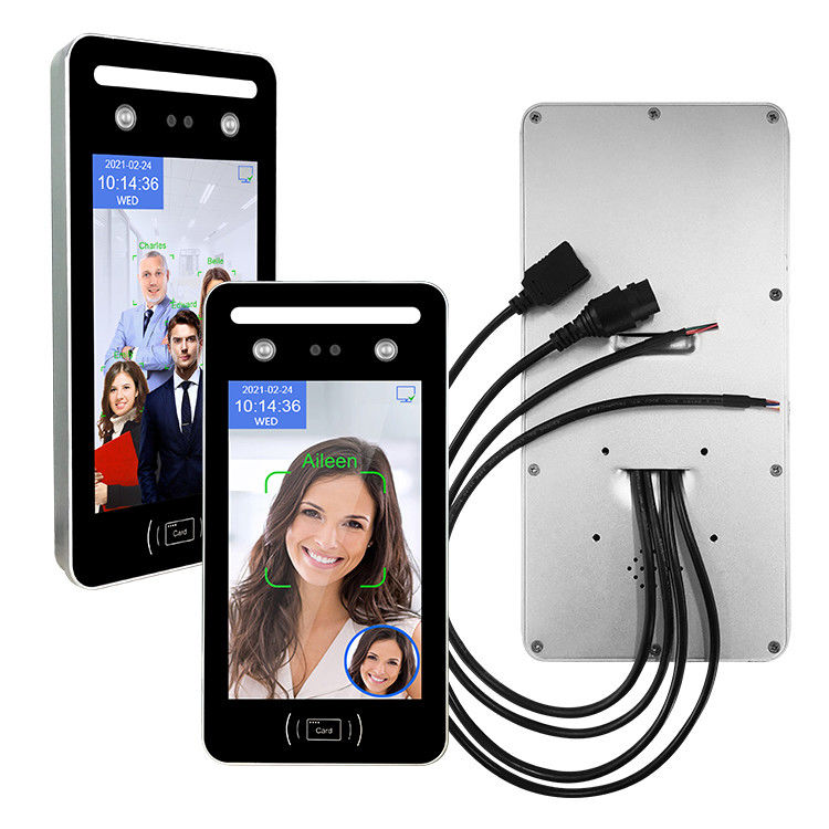 AI Visible Light WDR Dynamic Face Recognition Access System 8 Inch Touch Screen