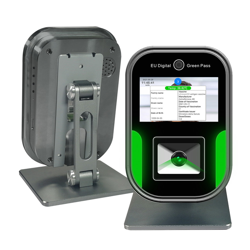 C19 EU Green Pass Scanner Wrist Temperature Measuring Italian Verifica Access Control