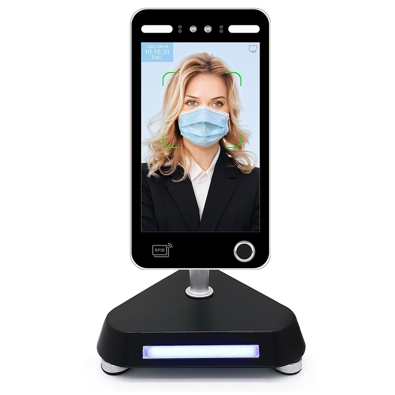 Waterproof IP65 Face Recognition Attendance Machine Dynamic Visible Light
