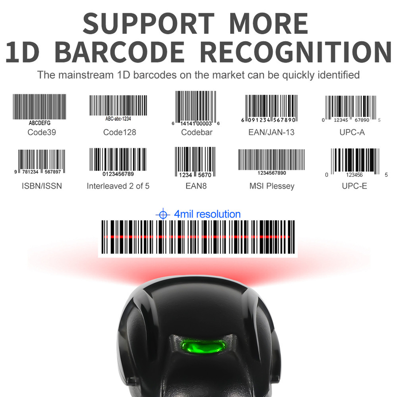 Automatic Sensing Scanning 2D Barcode Scanner QR Bar code Reader For Mobile Payment