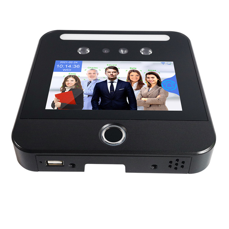 5 Inch IPS Touch Screen Face Recognition Attendance Machine Biometric ...