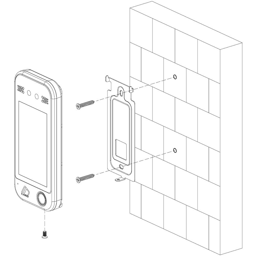 5 Inch Touch Screen Face Fingerprint QR Code Access Control System ...