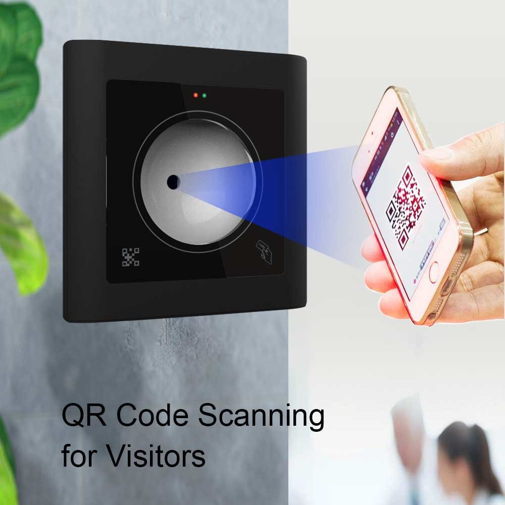 Wiegand 26 34 Access Control Card Reader for NFC Card QR Code Proximity