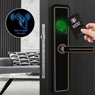 Smart Swipe RFID Card Door Lock Hotel Room Locks Aluminium Alloy For Hotel