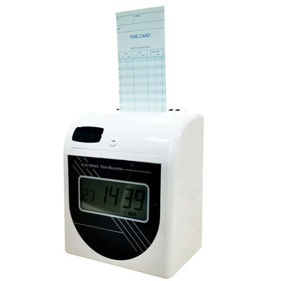 LCD Display Digital Time Recorder Punch Card Time Recorder For Employee Attendance