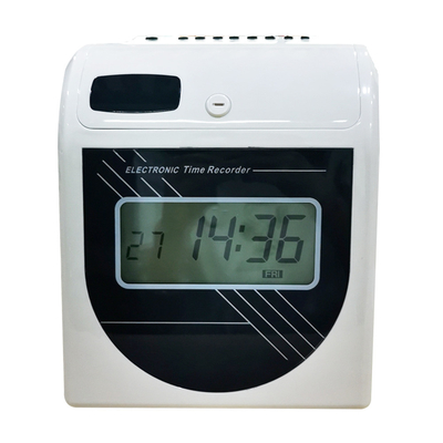 LCD Display Digital Time Recorder Punch Card Time Recorder For Employee Attendance