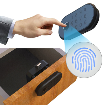 Electric Tuya Smart Lock RFID Card Password Biometric Fingerprint For Cabinet Drawer
