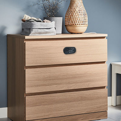 Electric Tuya Smart Lock RFID Card Password Biometric Fingerprint For Cabinet Drawer