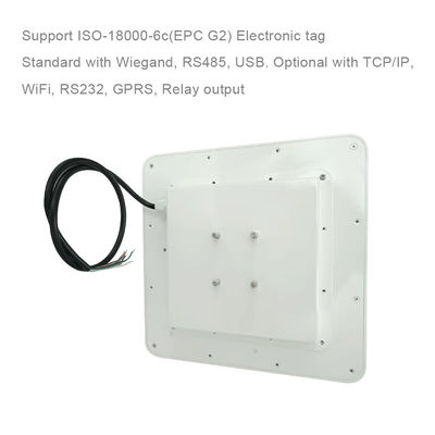 Long Range RFID Card Access Control 1 - 8m Integrated UHF RFID Reader