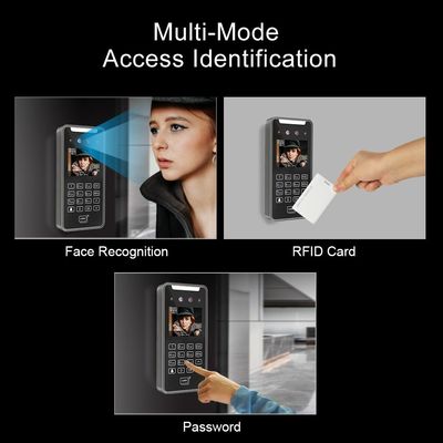 TCP / IP Wifi RFID AI Face Recognition Biometric Access Control Products Cloud Based