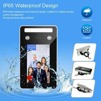 Waterproof AI Dynamic Face Recognition Terminal with RFID Card Recognition Free Software Mobile APP
