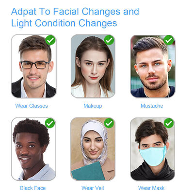 Waterproof AI Dynamic Face Recognition Terminal with RFID Card Recognition Free Software Mobile APP