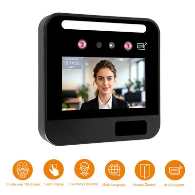 Ai Based Smart RFID Card Time Attendance Face Access Control Machine with WiFi/4G Module