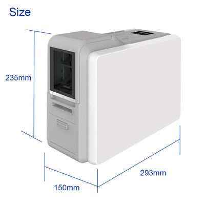 Dual-Sided Printing Card Printer with Thermal Dye-Sublimation and 300DPI Resolution for PVC ID Card Printing