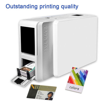 Dual-Sided Printing Card Printer with Thermal Dye-Sublimation and 300DPI Resolution for PVC ID Card Printing