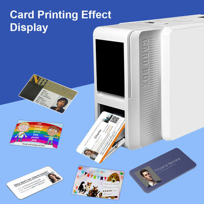 Dual-Sided Printing Card Printer with Thermal Dye-Sublimation and 300DPI Resolution for PVC ID Card Printing