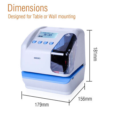 USB Flash Disk Time Stamp Attendance Machine Multi-language Punch Card Clock with 2 Line Printing