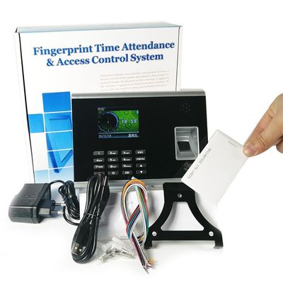Office Employee Keypad 9V Fingerprint Attendance Machine
