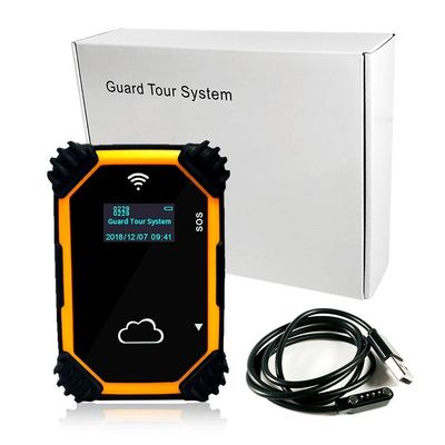 Orange Real Time Speed 1 Second Guard Tour Monitoring System