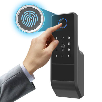 Smart Tuya Wifi Lock Mobile Control Fingerprint RFID Open Flat Home Lock