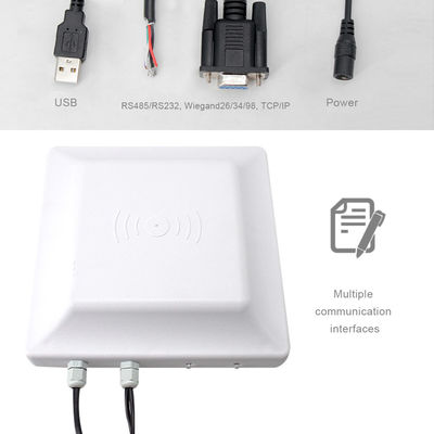 Built In UHF Integrated Antenna 6~10m 868mhz Long Range UHF RFID Reader