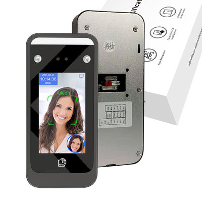 Linux 3.10 4.3 Inch Face Biometrics Attendance System AI Access Control