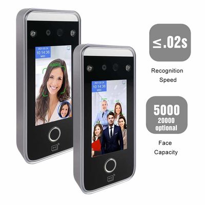 Tall Stand Biometric Time Attendance Machine IC Card Fingerprint RS485