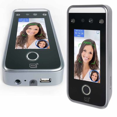 Tall Stand Biometric Time Attendance Machine IC Card Fingerprint RS485